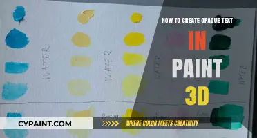 Mastering Opaque Text Creation in Paint 3D: A Step-by-Step Guide