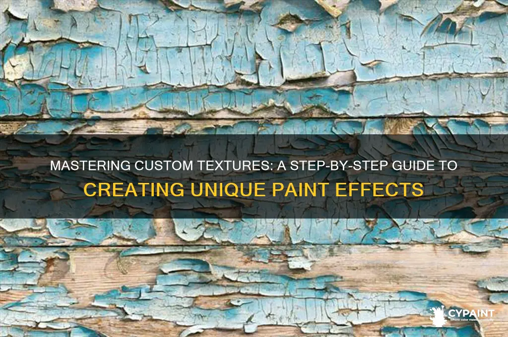 how to create own texture on paint