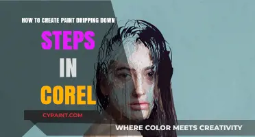 Create Paint Dripping Down Steps in Corel: A Simple Guide