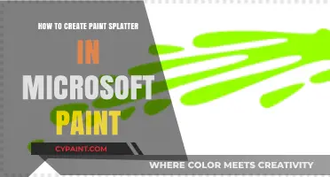Mastering Paint Splatter Art: A Microsoft Paint Tutorial