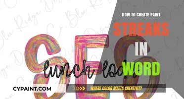Mastering Artistic Effects: Creating Paint Streaks in Microsoft Word