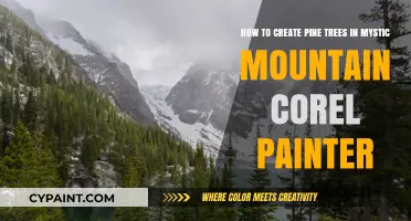 Mastering Pine Trees in Mystic Mountain with Corel Painter Techniques