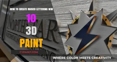 Creating Raised Lettering with MS Paint 3D