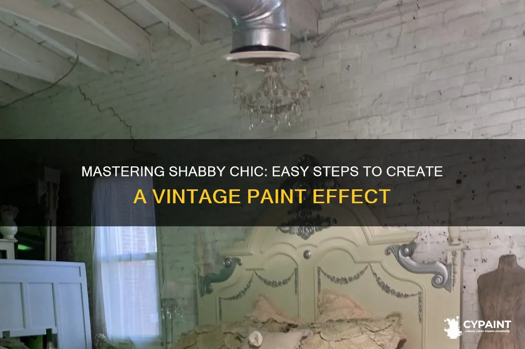 how to create shabby chic paint effect
