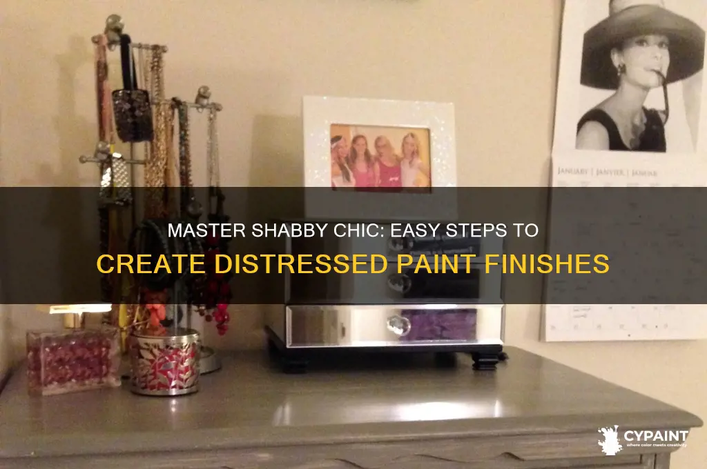 how to create shabby chic paint finish