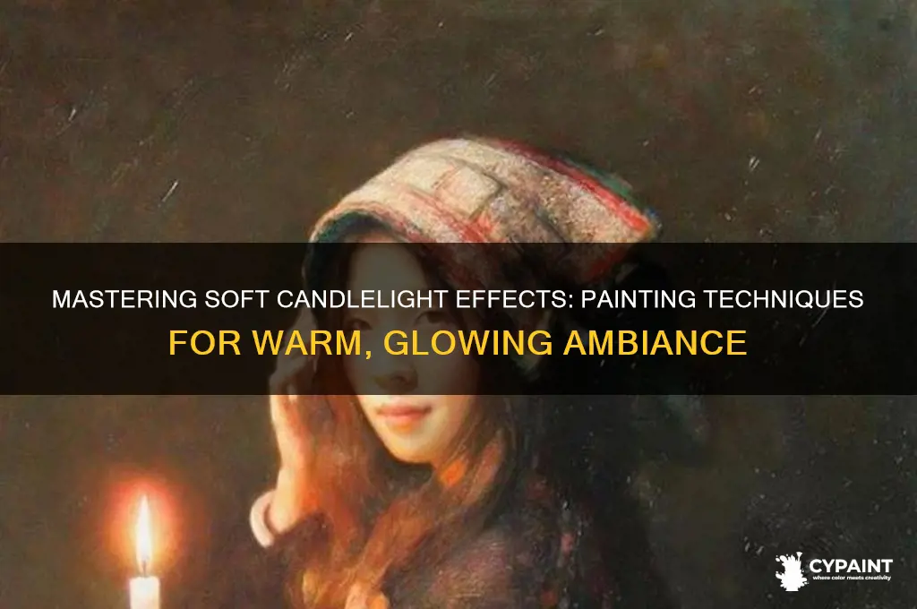 how to create soft candlelight with paint