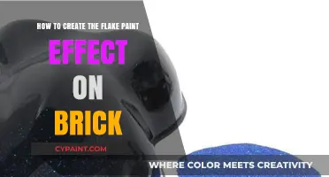 Creating a Flake Paint Effect on Brick