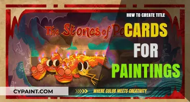 Crafting Captivating Title Cards: A Guide for Artists and Collectors