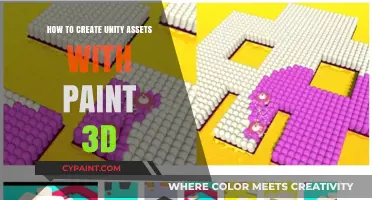 Crafting Unity Assets: A Beginner's Guide Using Paint 3D