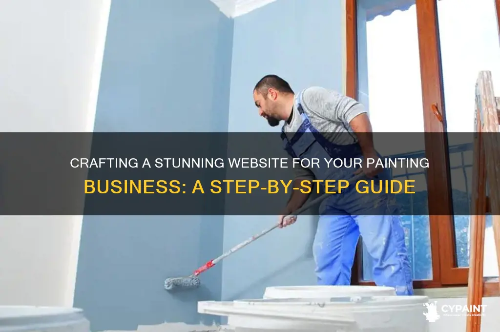 how to create website for painting companies