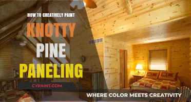 Transform Knotty Pine Paneling with Creative Painting Techniques