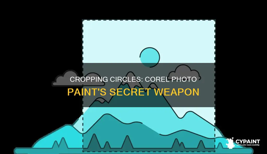 how to crop a circle in corel photo paint