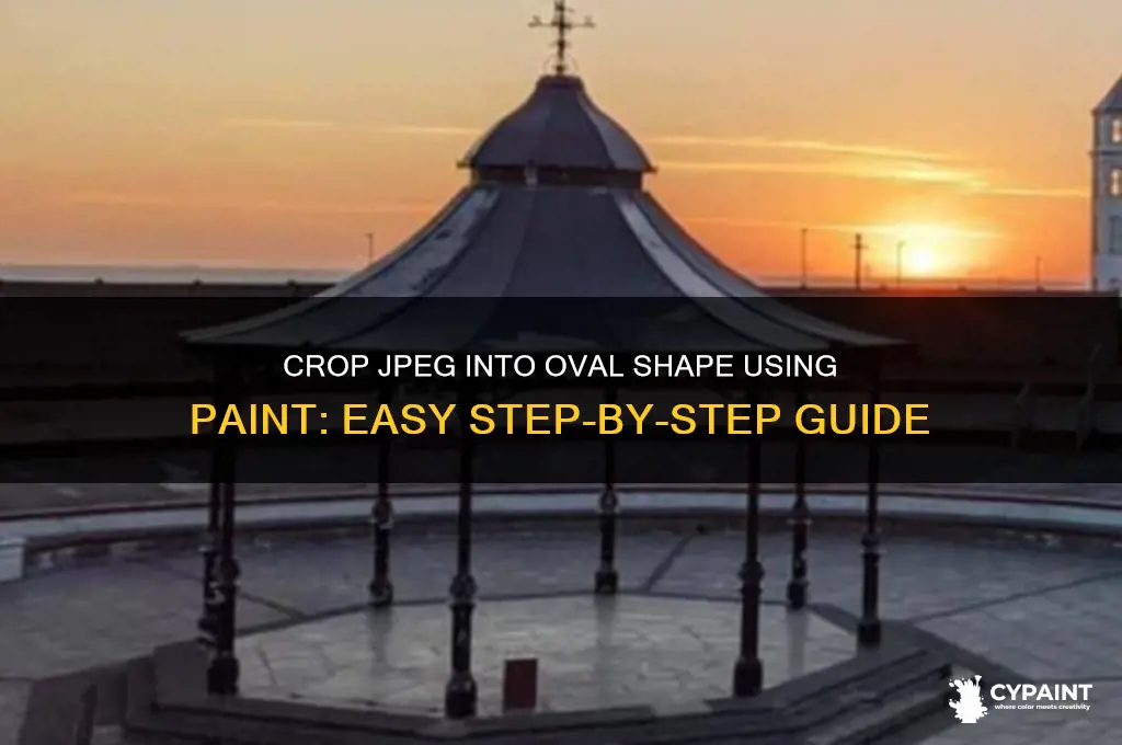 how to crop a jpeg into an oval with paint