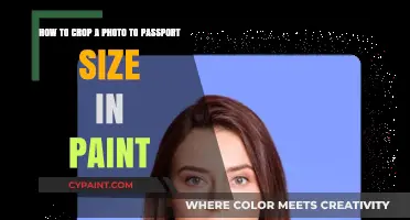 Cropping Photos to Passport Size in Paint: A Simple DIY Guide