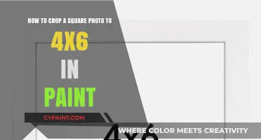 Crop Square Photos to 4x6 in Paint: Easy Resizing Guide