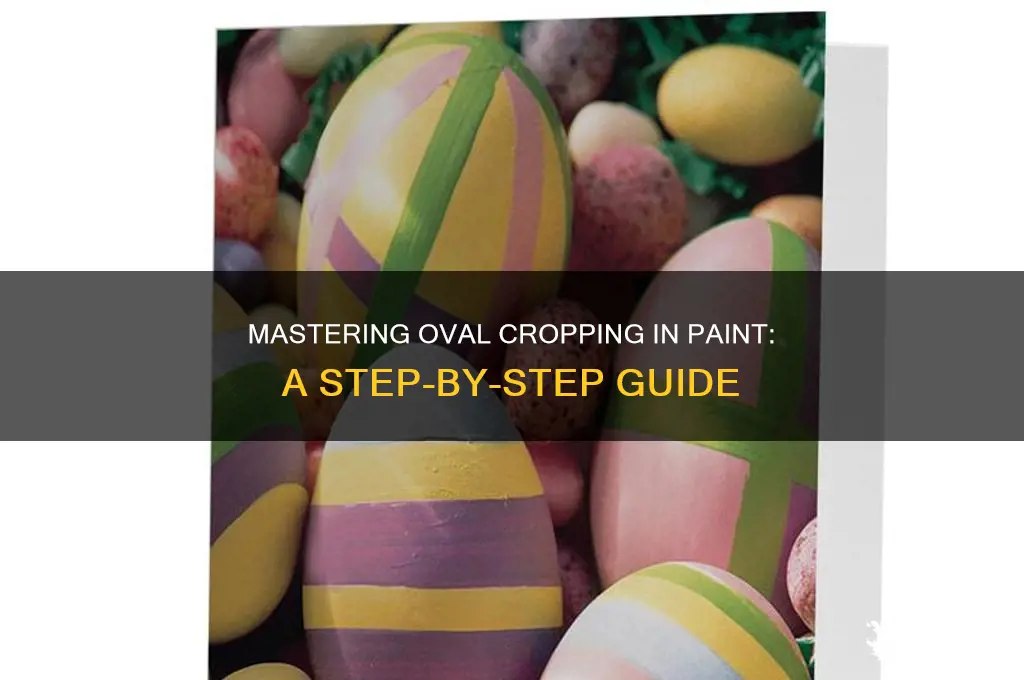 how to crop an oval in paint