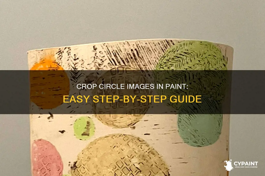 how to crop circle image in paint