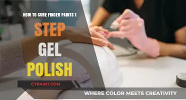 Quickly Cure Your Finger Paints 1-Step Gel Polish