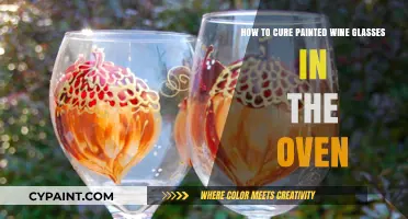 Perfectly Curing Painted Wine Glasses in the Oven