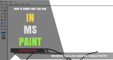 Curving Font Text Box in MS Paint: A Simple Guide