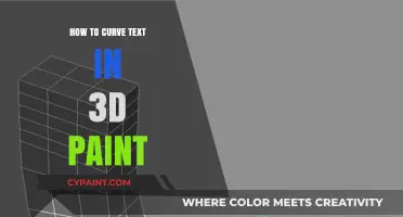 Mastering 3D Paint: Curving Text for Creative Designs Easily