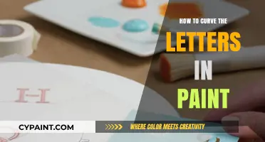 Mastering Curved Letters in Paint: A Step-by-Step Creative Guide