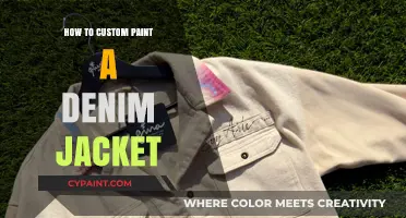 Creative Custom Painting: Transform Your Denim Jacket with Unique Designs