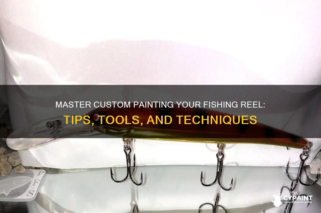 how to custom paint a fishing reel