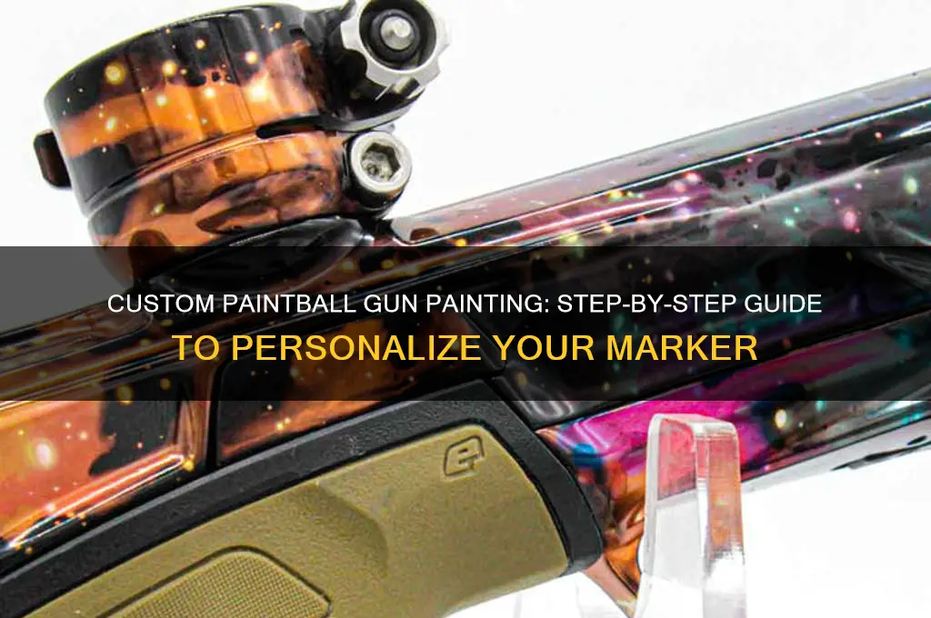 how to custom paint a paintball gun