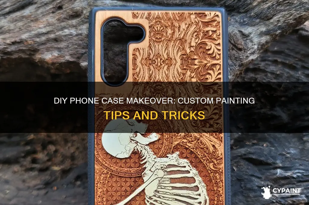 how to custom paint a phone case