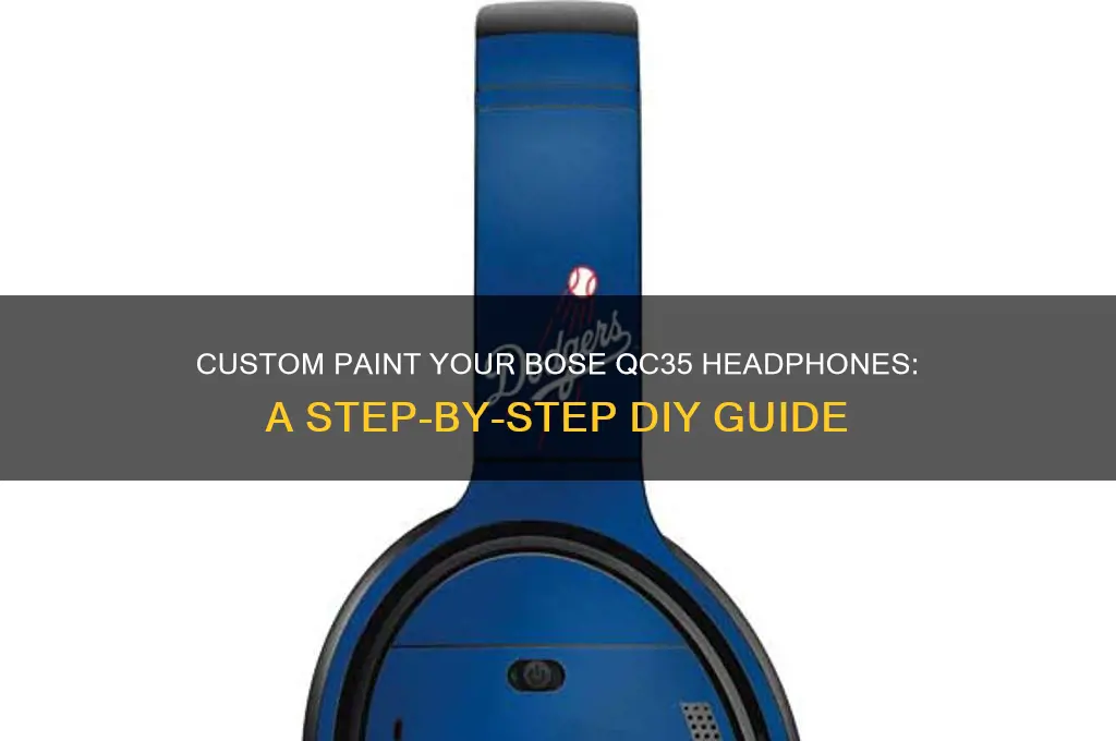 how to custom paint bose qc35 headphones