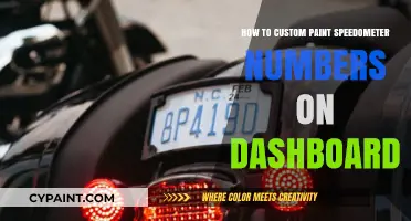 Custom Paint Speedometer Numbers: DIY Dashboard Upgrade Guide