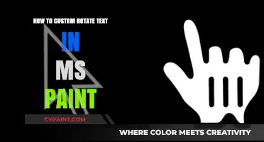 Mastering Text Rotation: Custom Techniques in MS Paint for Creative Designs