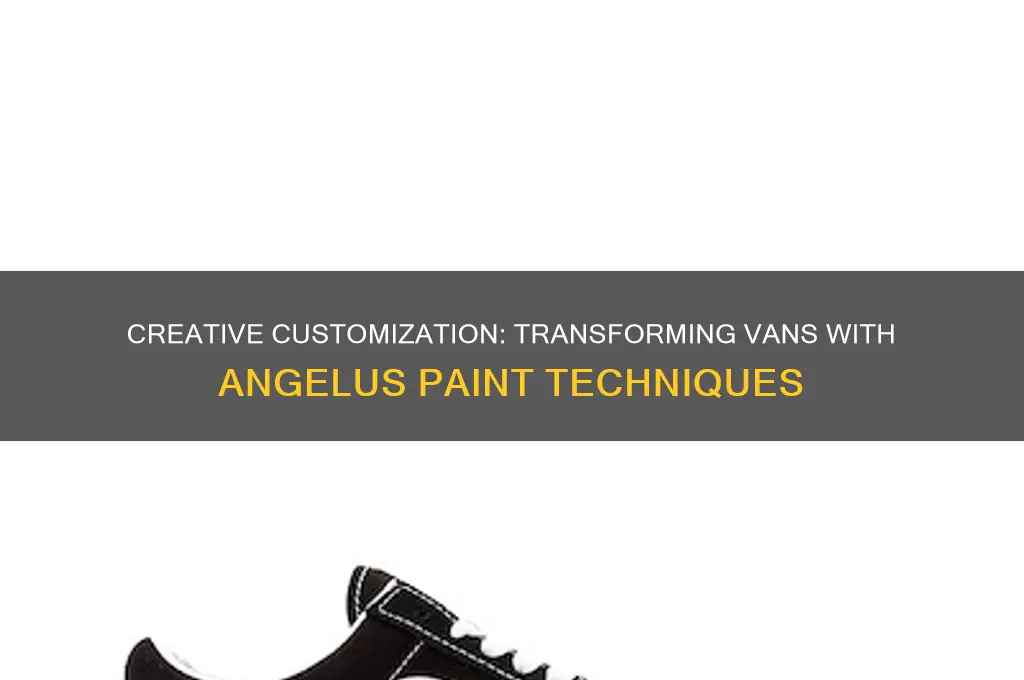 how to customize vans with angelus paint