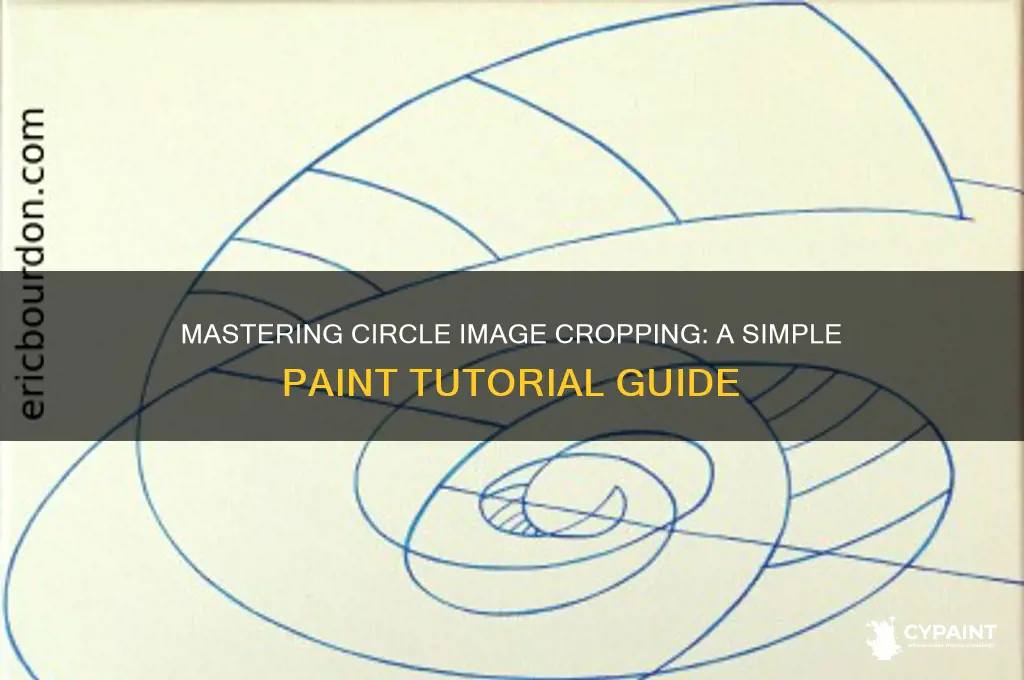 how to cut a circle image in paint