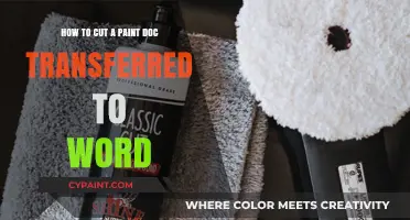 Cutting a Paint Doc: Transfer Tricks for Microsoft Word