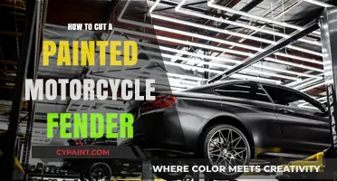 Cutting a Painted Motorcycle Fender: Tips and Techniques for a Clean Finish