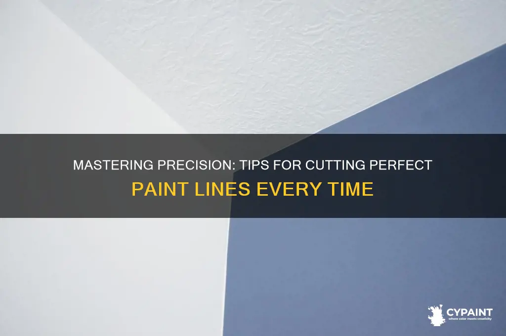 how to cut a perfect line when painting