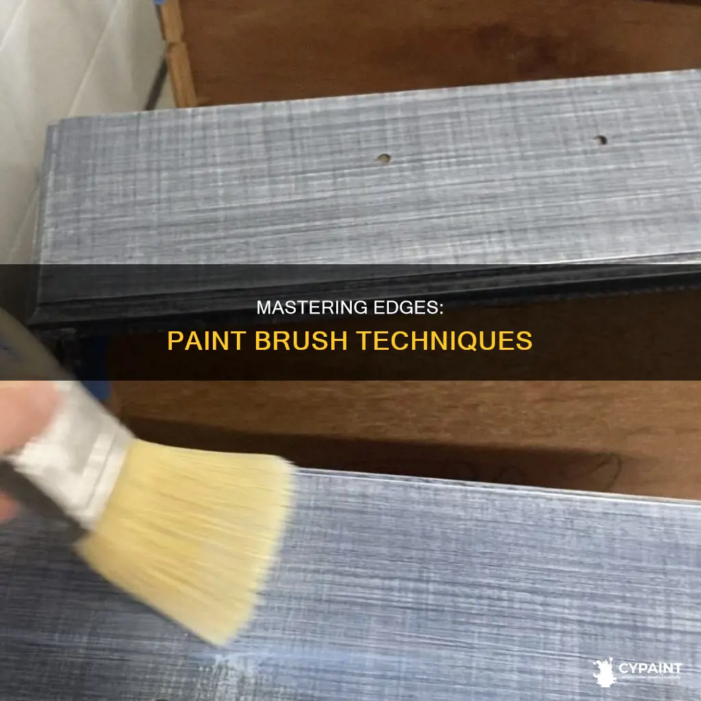 how to cut an edge with a paint bursh