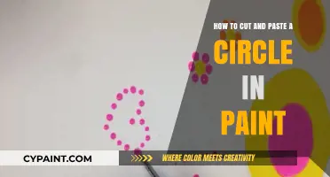 Efficiently Cut and Paste Circles in Paint