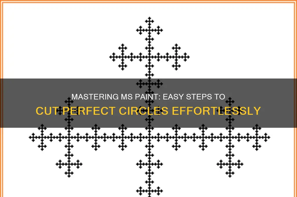 how to cut circles in ms paint