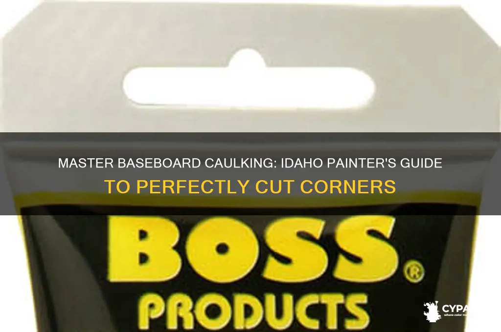 how to cut in baseboards caulk idaho painter