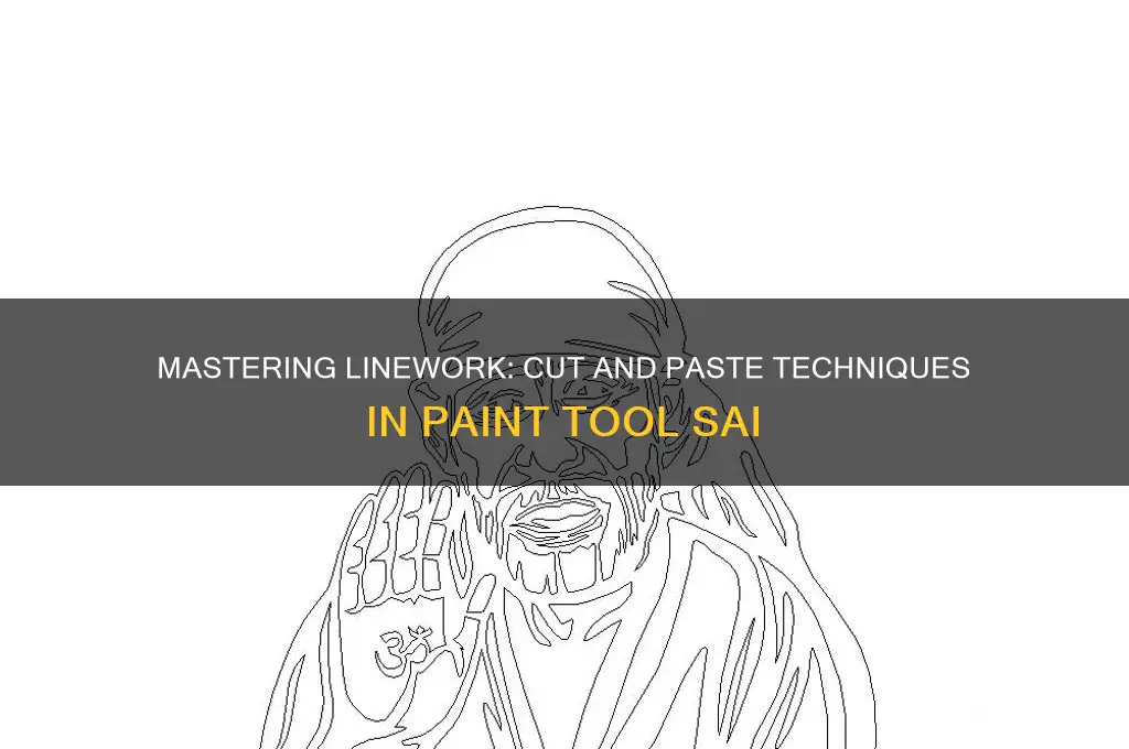 how to cut in paste in paint tool sai linework