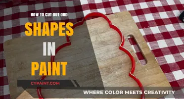 Mastering Odd Shapes: Precision Cutting Techniques in Paint Projects