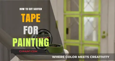 Mastering Scotch Tape Cuts for Flawless Painting Edges: A Guide