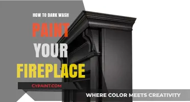 Transform Your Fireplace: A Step-by-Step Guide to Dark Wash Painting