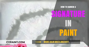 Enhance Your Signature: Simple Steps to Darken It in Paint
