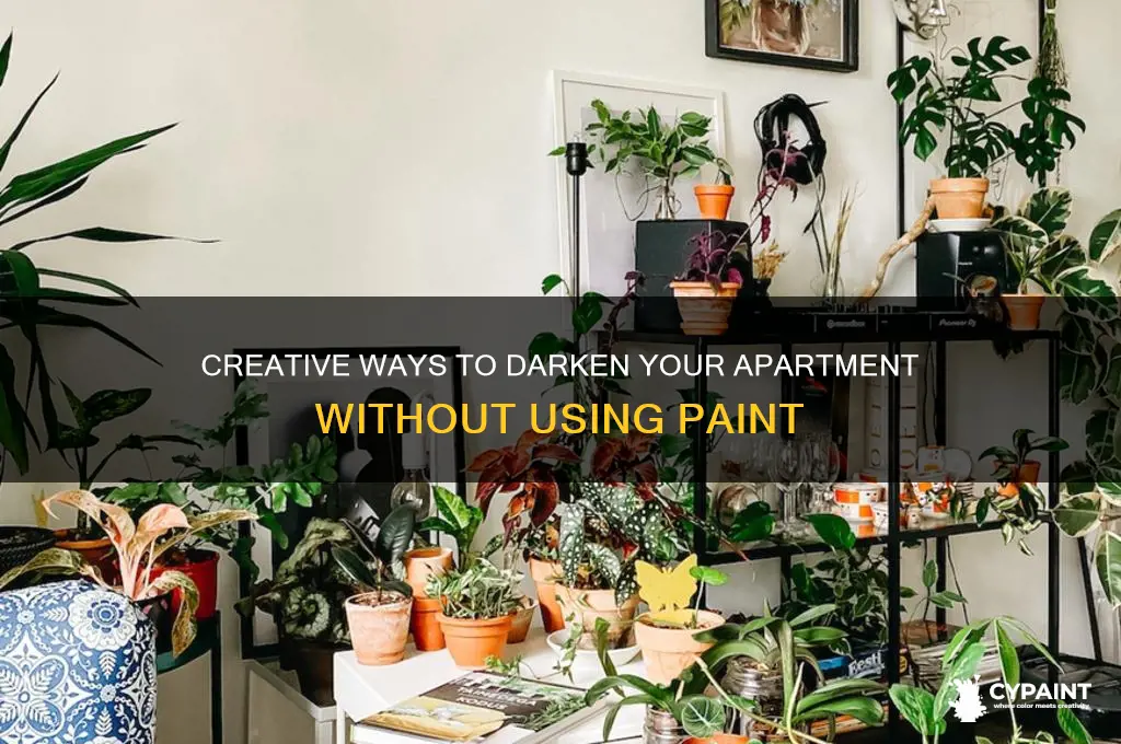 how to darken an apartment no paint