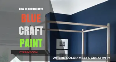 Darkening Navy Blue Craft Paint: Simple Techniques for Richer Shades