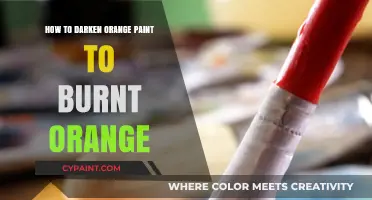 Transforming Orange Paint: Easy Steps to Achieve Rich Burnt Orange Tones